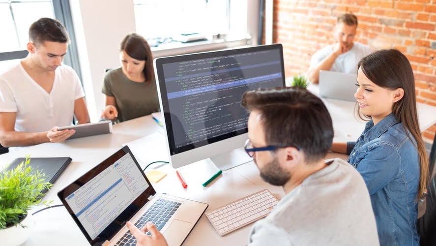 A compass pointing towards a goal